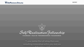 What Yogananda.org website looked like in 2020 (4 years ago)