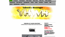 What Yahwehsmessenger.com website looked like in 2020 (4 years ago)