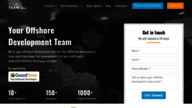 What Yourteaminindia.com website looked like in 2020 (4 years ago)