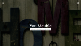What Youmeuble.fr website looked like in 2020 (4 years ago)