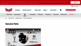 What Yanmar.parts website looked like in 2020 (4 years ago)