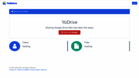 What Yodrive.net website looked like in 2020 (4 years ago)