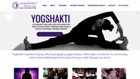 What Yogshakti.com website looked like in 2020 (4 years ago)