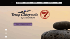 What Young-chiro.com website looked like in 2020 (4 years ago)