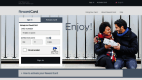 What Yourrewardcard.com website looked like in 2020 (4 years ago)