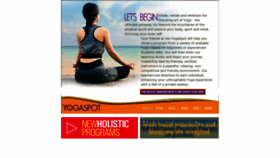 What Yogaspotny.com website looked like in 2020 (4 years ago)