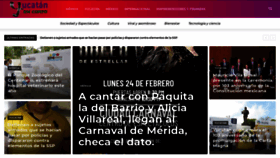 What Yucatanencorto.com website looked like in 2020 (4 years ago)