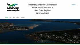 What Yourlandshop.com.au website looked like in 2020 (4 years ago)