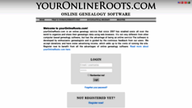 What Youronlineroots.com website looked like in 2020 (4 years ago)