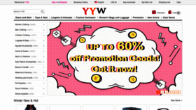 What Yyw.com website looked like in 2020 (4 years ago)