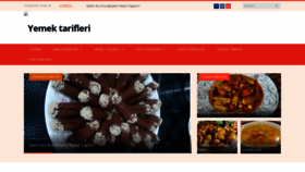 What Yemektarifivar.com website looked like in 2020 (4 years ago)