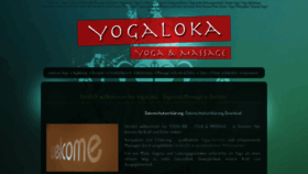 What Yogaloka.de website looked like in 2020 (4 years ago)