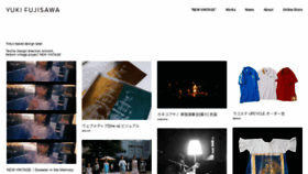 What Yuki-fujisawa.com website looked like in 2020 (4 years ago)