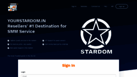 What Yourstardom.in website looked like in 2020 (4 years ago)