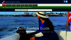 What Yachtinsidersguide.com website looked like in 2020 (4 years ago)