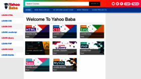 What Yahoobaba.net website looked like in 2020 (4 years ago)