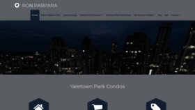 What Yaletownparkcondos.ca website looked like in 2020 (4 years ago)