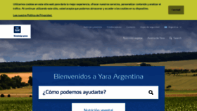 What Yara.com.ar website looked like in 2020 (4 years ago)