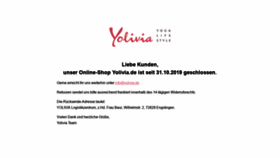 What Yolivia.de website looked like in 2020 (4 years ago)