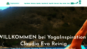 What Yogainspiration.ch website looked like in 2020 (4 years ago)