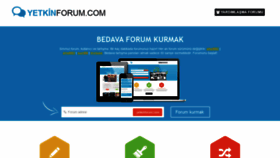 What Yetkinforum.com website looked like in 2020 (4 years ago)
