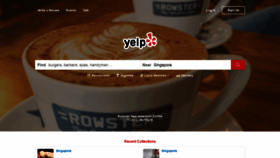 What Yelp.com.sg website looked like in 2020 (4 years ago)