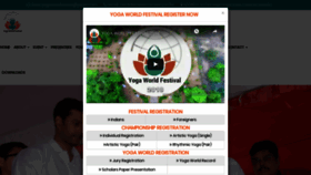 What Yogaworldfestival.com website looked like in 2020 (4 years ago)