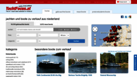 What Yachtfocus.at website looked like in 2020 (4 years ago)