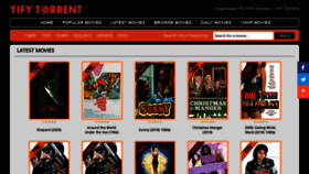 What Yify-torrent.cc website looked like in 2020 (4 years ago)