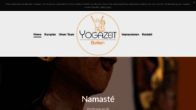 What Yogazeit-borken.de website looked like in 2020 (4 years ago)