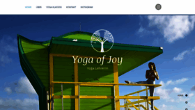 What Yogaofjoy.net website looked like in 2020 (4 years ago)