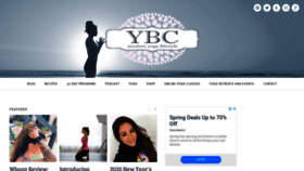 What Yogabycandace.com website looked like in 2020 (4 years ago)