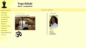 What Yoga-bokel.de website looked like in 2020 (4 years ago)
