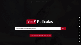 What Yespeliculas.co website looked like in 2020 (4 years ago)