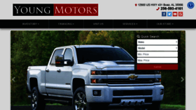 What Youngmotors.net website looked like in 2020 (4 years ago)