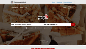 What Yelp.com website looked like in 2020 (4 years ago)