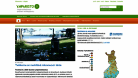 What Ymparisto.fi website looked like in 2020 (6 years ago)