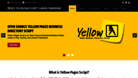 What Yellowpagesphpscript.com website looked like in 2020 (4 years ago)