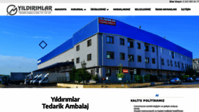 What Yildirimlarambalaj.com website looked like in 2020 (4 years ago)