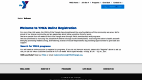 What Ymcatriangleregister.org website looked like in 2020 (4 years ago)