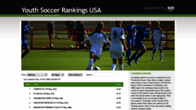 What Youthsoccerrankings.us website looked like in 2020 (4 years ago)