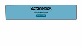 What Yggtorrent.com website looked like in 2020 (4 years ago)