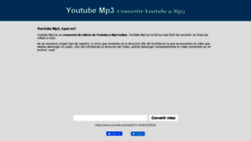 What Youtubemp3.es website looked like in 2020 (4 years ago)