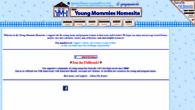 What Youngmommies.com website looked like in 2020 (4 years ago)