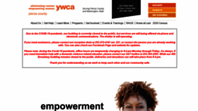 What Ywcapiercecounty.org website looked like in 2020 (4 years ago)