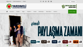 What Yardimeli.org.tr website looked like in 2020 (4 years ago)