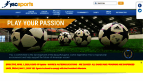 What Yscsports.com website looked like in 2020 (4 years ago)