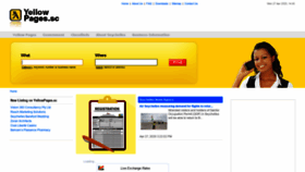 What Yellowpages.sc website looked like in 2020 (4 years ago)