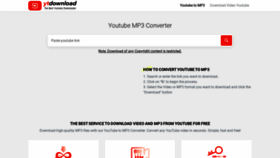 What Ytdownload.net website looked like in 2020 (4 years ago)