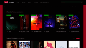 What Yesmovies123.me website looked like in 2020 (3 years ago)